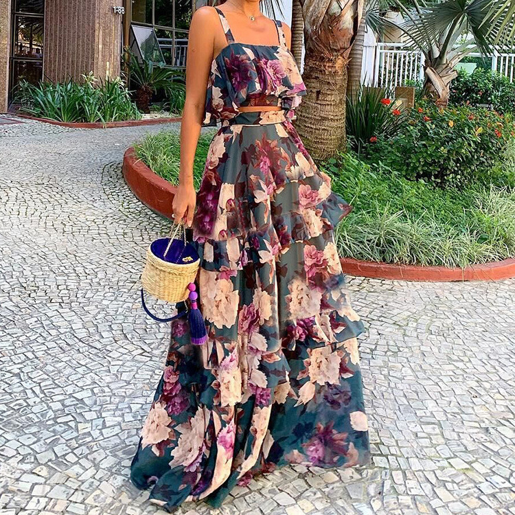Women's Two Piece Outfits Flor - Romper Floral Print recensione e prezzo