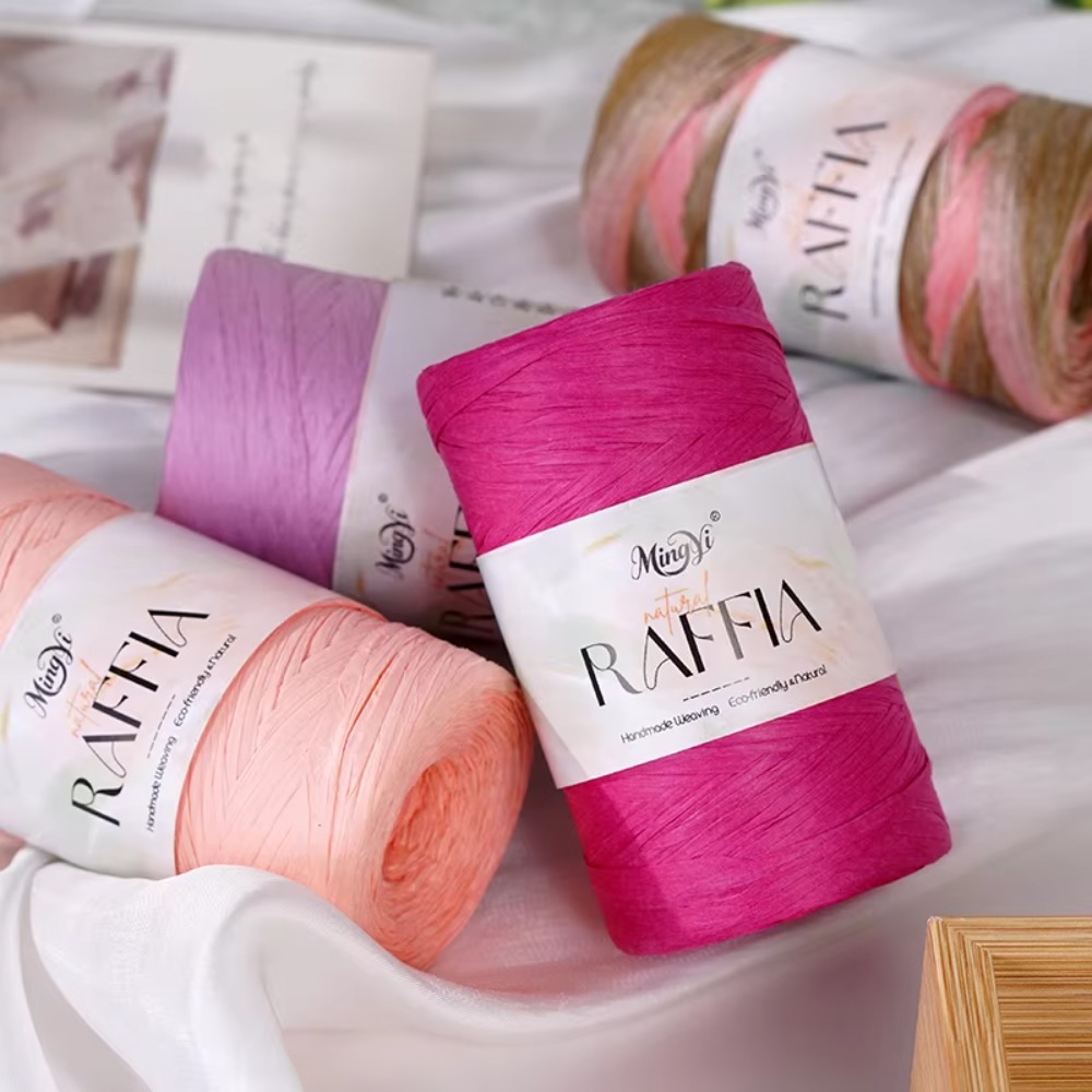 DIY Multi-Colored Raffia Yarn  - Crochet Bag Raffia recensione e prezzo