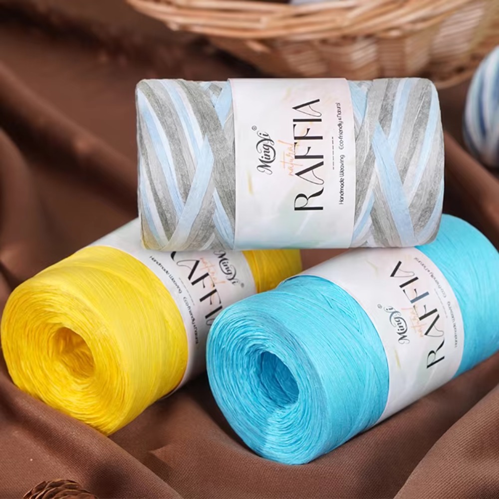 DIY Multi-Colored Raffia Yarn  - Crochet Bag Raffia recensione e prezzo