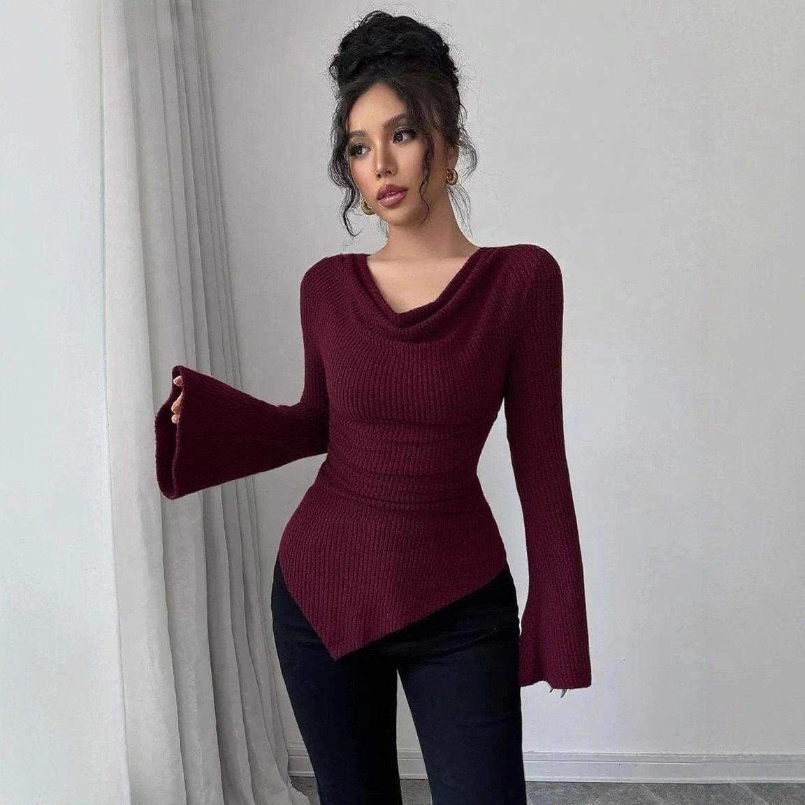 Women's Blouse Longsleeve Soli - Blouse Off Shoulder recensione e prezzo
