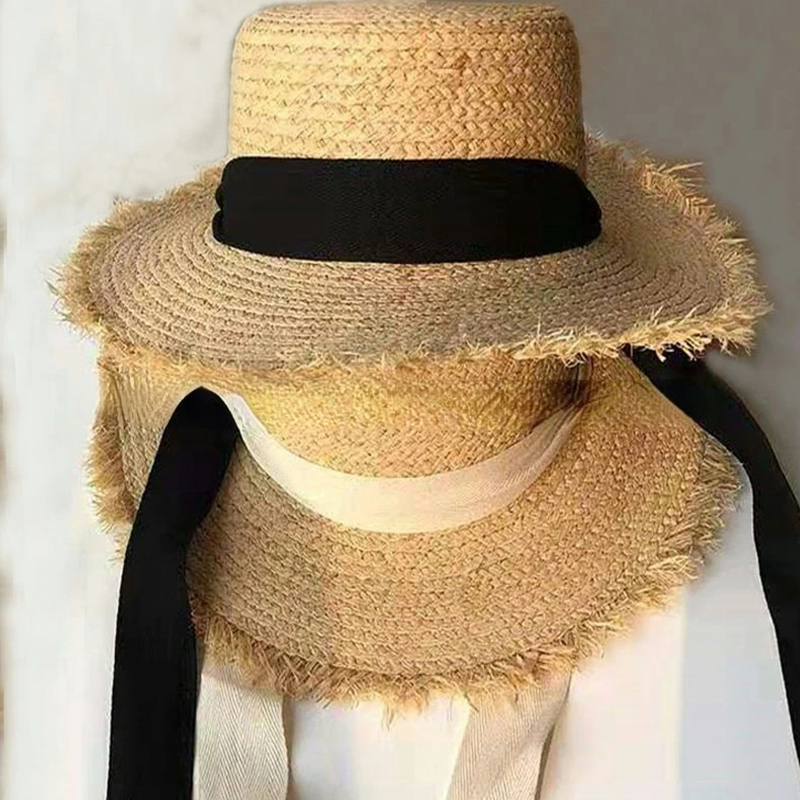Japanese Cute Raffia Woven Sun - Hat Floppy Wide recensione e prezzo