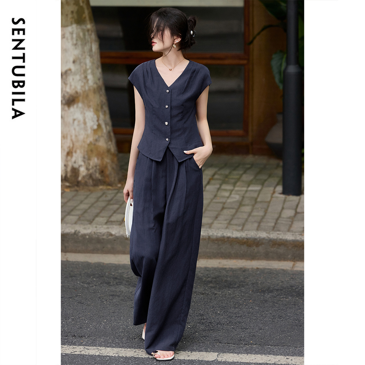 SENTUBILA Summer Linen Pant Se - Linen Pant Wide recensione e prezzo