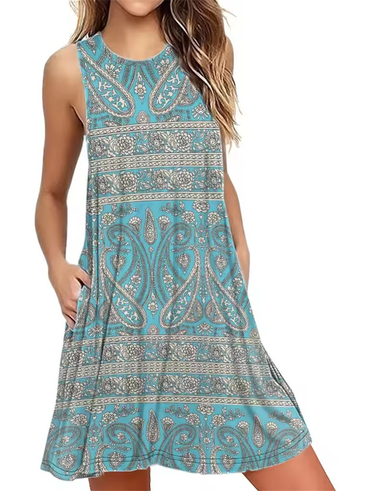 9XL Plus Size Sundress Loose F - Romper Floral Print recensione e prezzo
