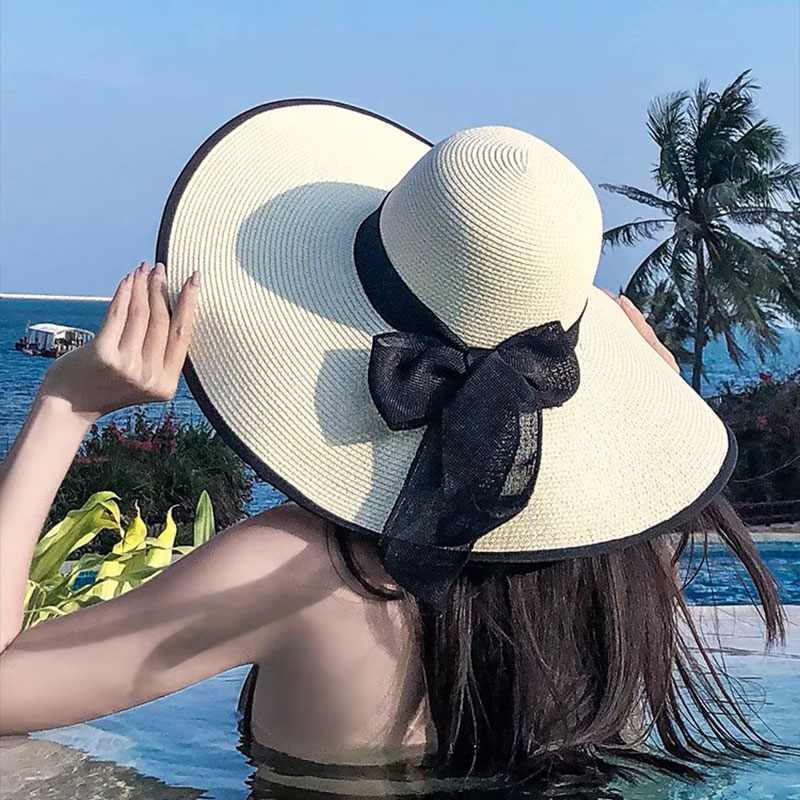 Wide Brim Straw Hat Women Summ - Hat Floppy Wide recensione e prezzo