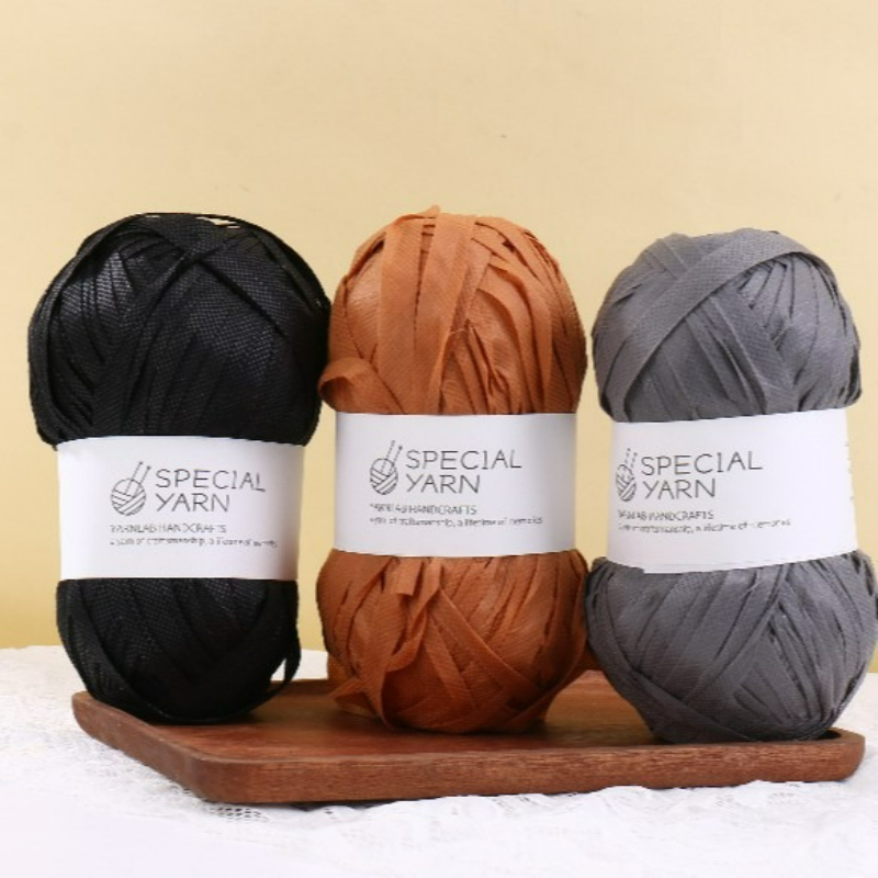 100g/pcs Raffia Flat Yarn for  - Crochet Bag Raffia recensione e prezzo