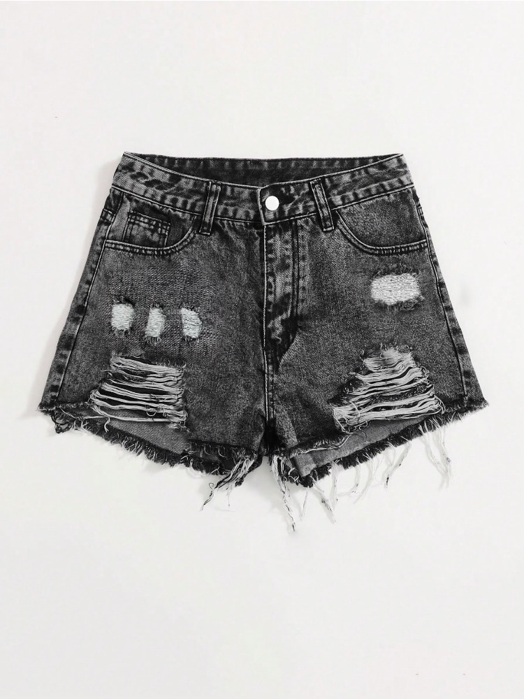 2026 New Vintage Washed Denim  - Shorts Denim Frayed recensione e prezzo