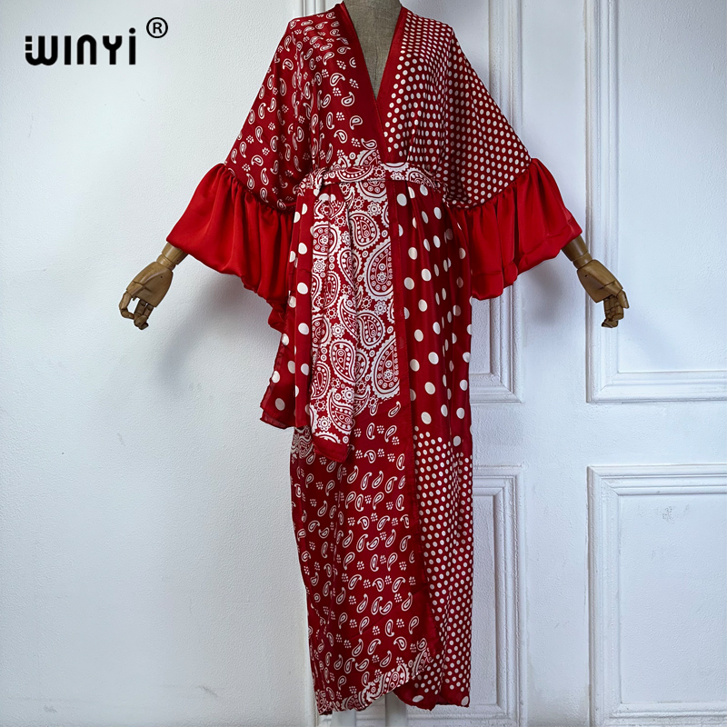 WINYI Summer Kimono party dres - Cover Up Kaftan recensione e prezzo