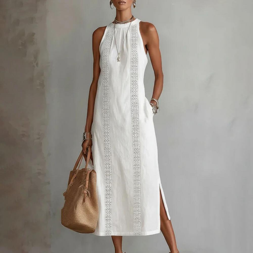 2026 Summer Dress for Women Sl - Linen Dress Wrap recensione e prezzo