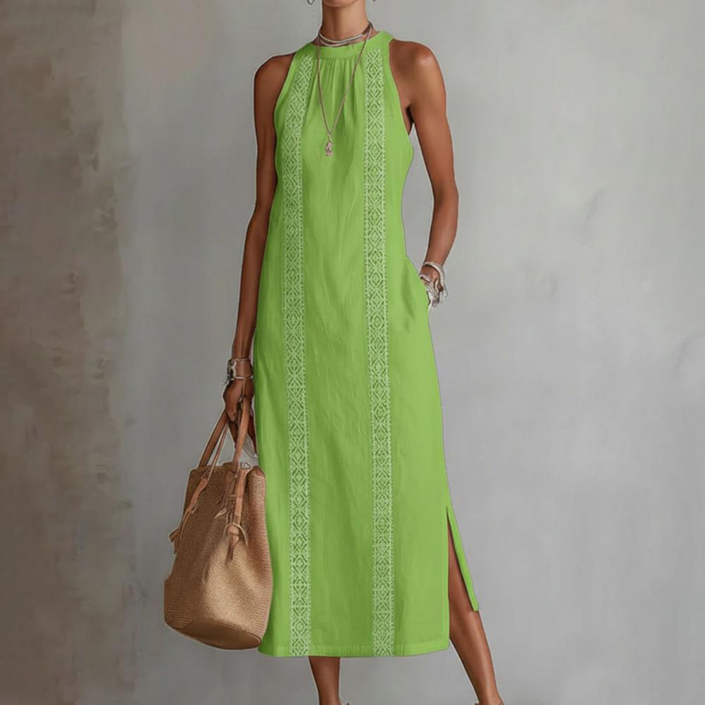 2026 Summer Dress for Women Sl - Linen Dress Wrap recensione e prezzo