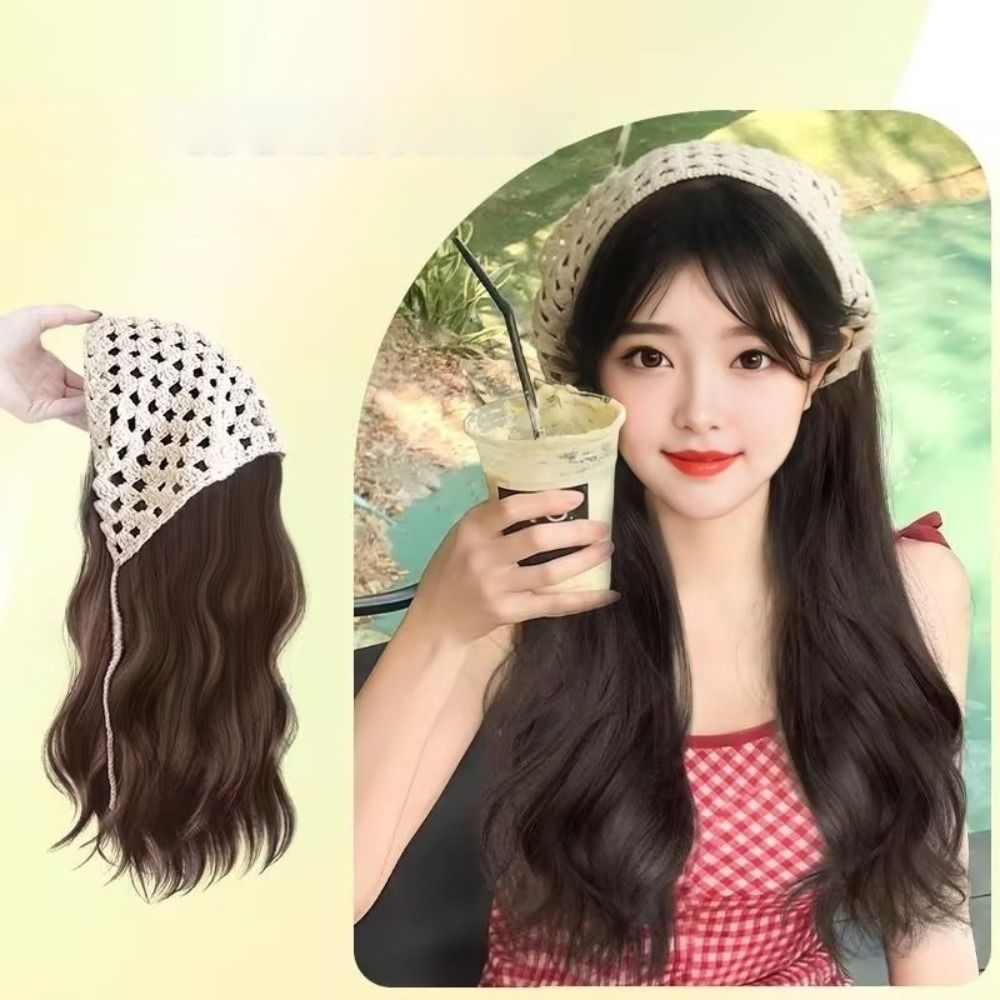 Fashion 65CM Wig Triangle Head - Headband Summer Knit recensione e prezzo