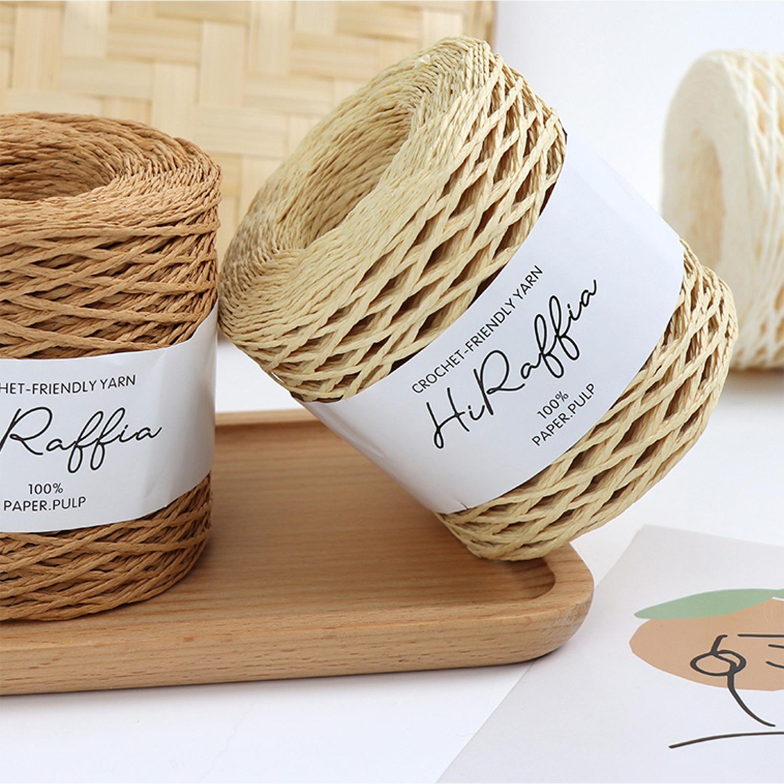 150m Natural Raffia Straw Yarn - Crochet Bag Raffia recensione e prezzo