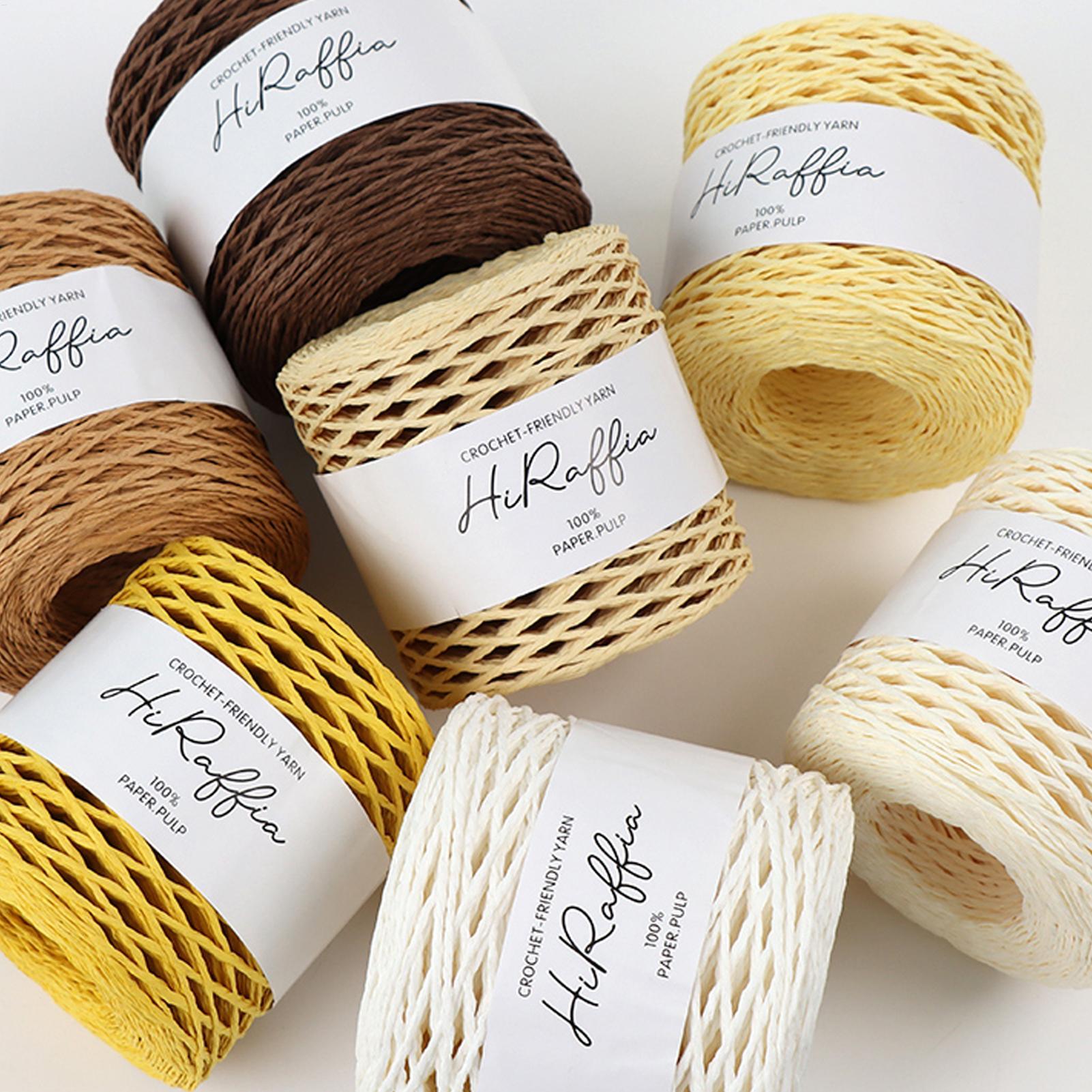 150m Natural Raffia Straw Yarn - Crochet Bag Raffia recensione e prezzo