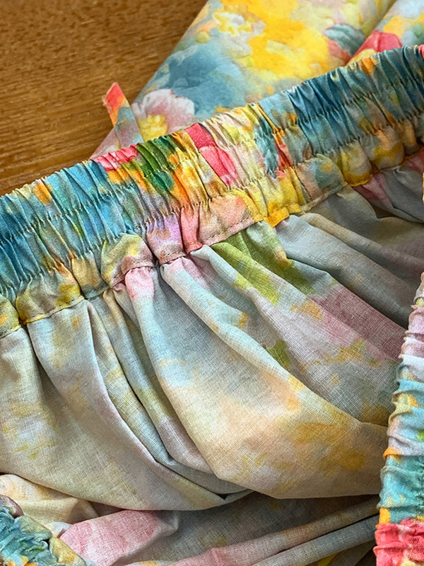 Retro Artistic Large Size A-Li - Midi Skirt Floral recensione e prezzo