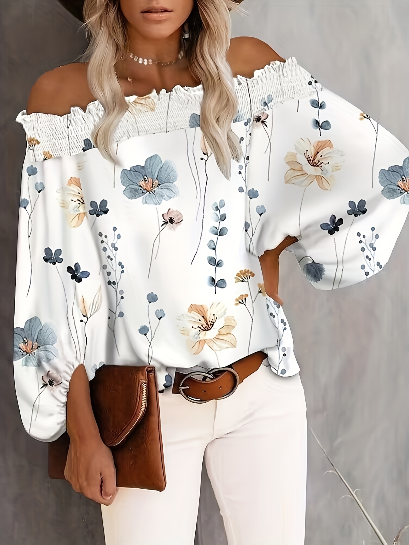 Plus Size New Women's Casual F - Blouse Off Shoulder recensione e prezzo