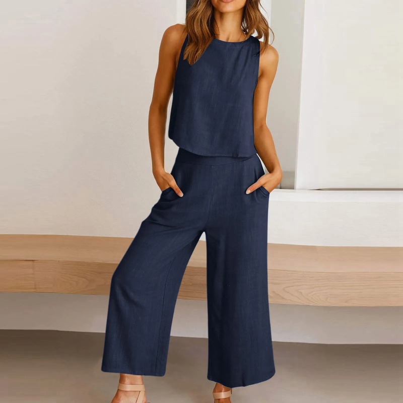 2025 New Summer Tops Cotton Li - Linen Pant Wide recensione e prezzo