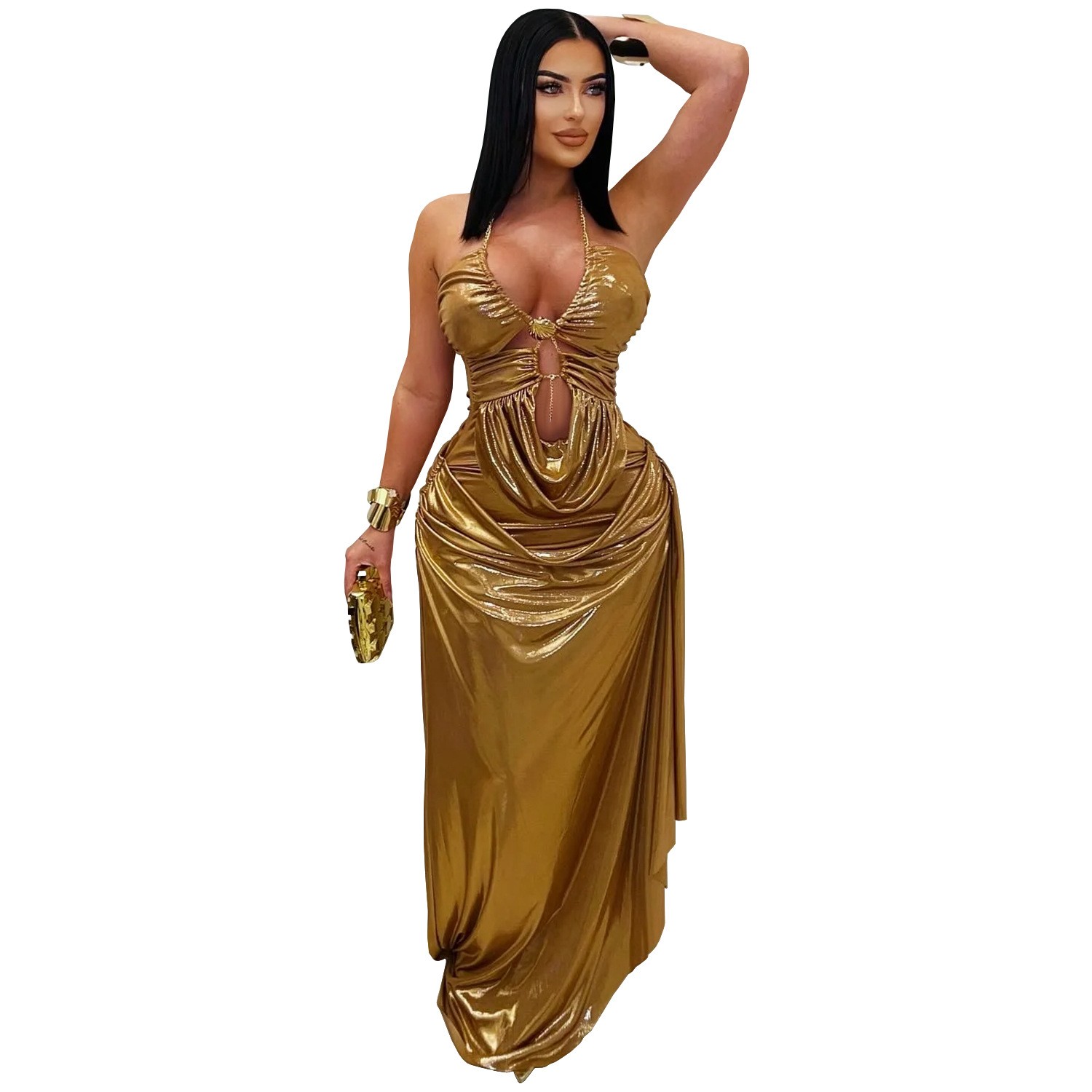 Prom Dress Evening Wedding Gue - Maxi Dress Halter recensione e prezzo