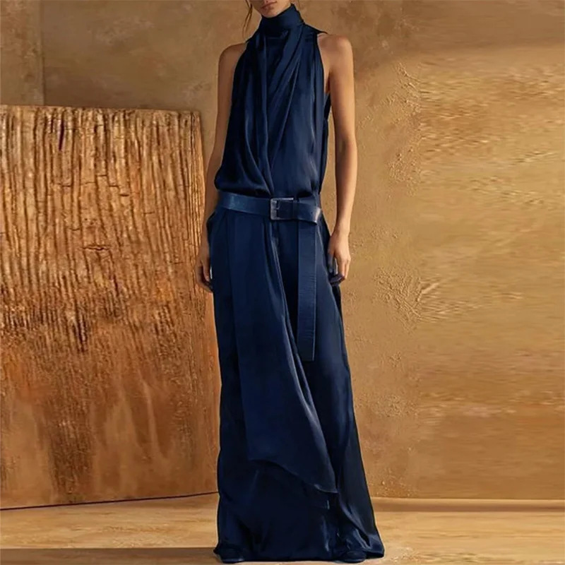 2026 Spring Summer Elegant Hal - Maxi Dress Halter recensione e prezzo