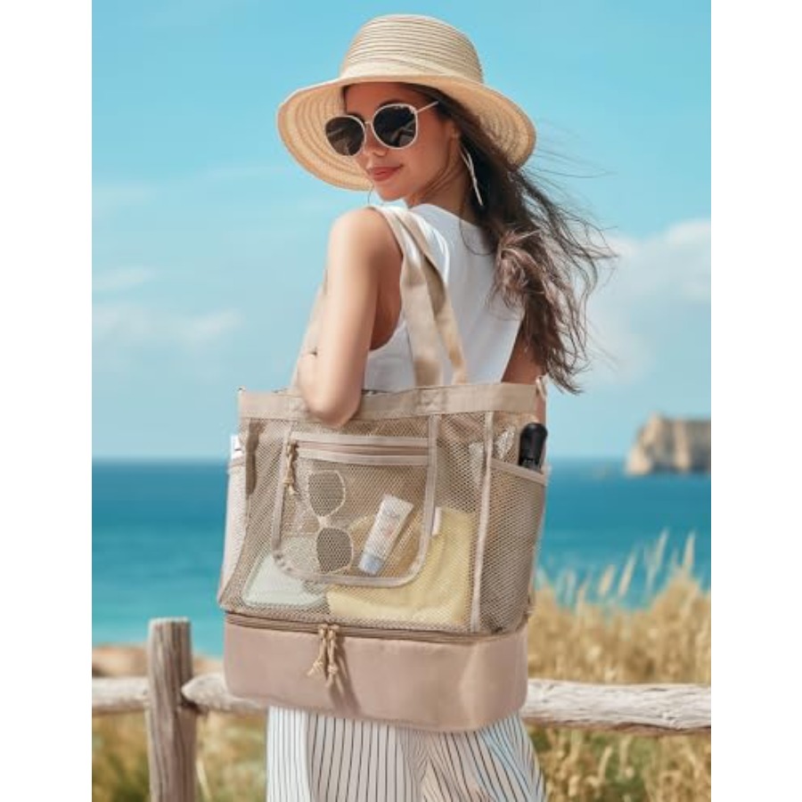 BAGSMART Beach Bag for Women M - Tote Bag Beach recensione e prezzo