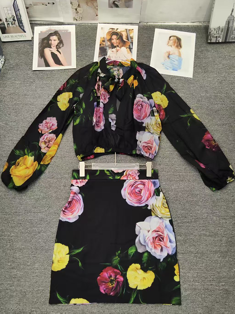 Retro flower print long-sleeve - Romper Floral Print recensione e prezzo