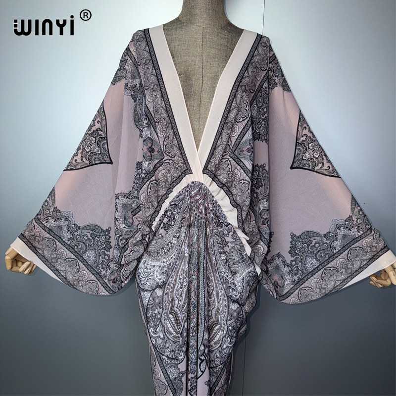 WINYI V-neck Sexy Dress Arabic - Cover Up Kaftan recensione e prezzo