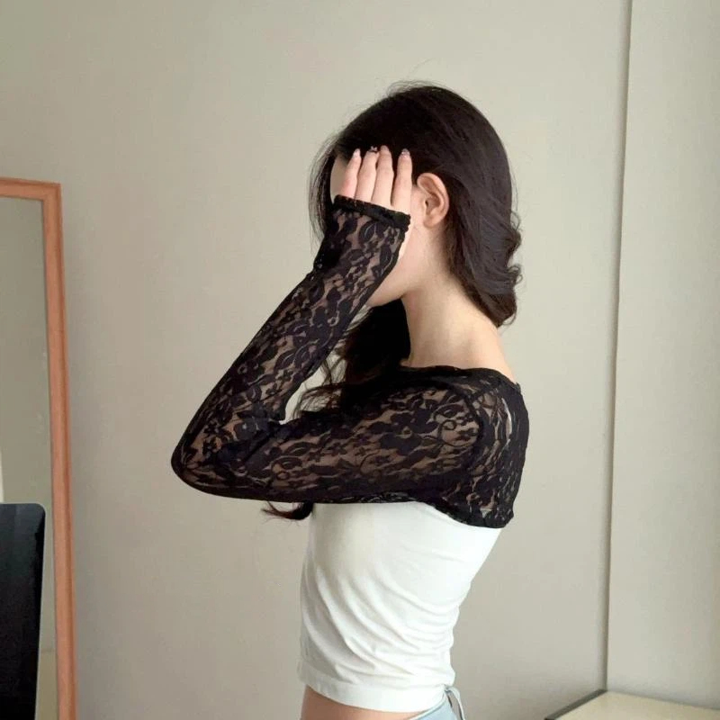 Sexy Hollow Out See Through La - Crop Top Crochet recensione e prezzo