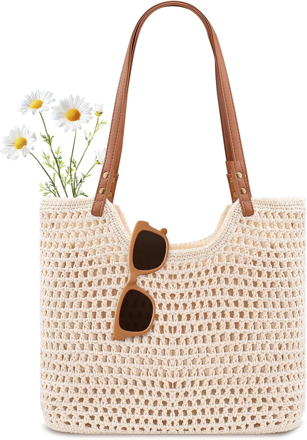 Crochet Beach Bag Purse, Boho  - Tote Bag Beach recensione e prezzo