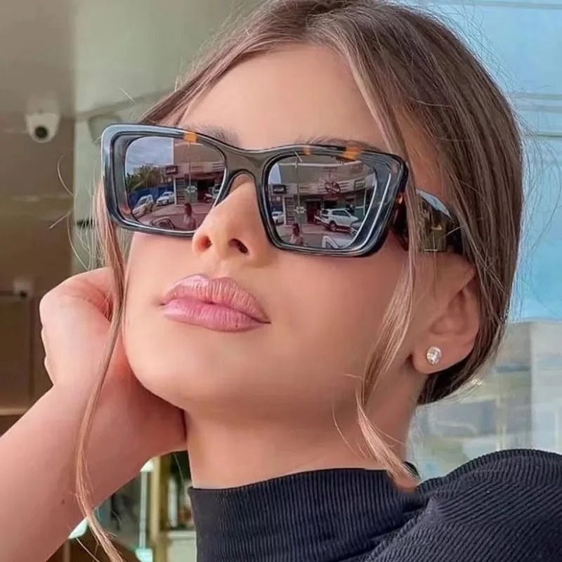 Retro Square Sunglasses Men Wo - Sunglasses Cat Eye recensione e prezzo