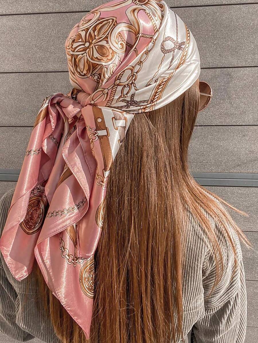 1pc Women's Light Pink Printed - Headband Summer Knit recensione e prezzo