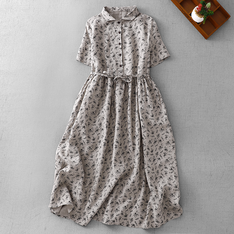 Summer Floral Cotton Linen Dr  - Midi Skirt Floral recensione e prezzo