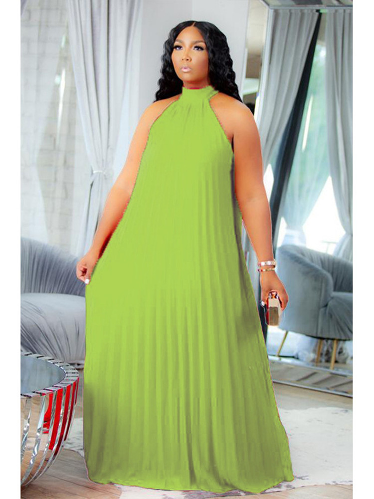 Wmstar Plus Size Women Long Dr - Maxi Dress Halter recensione e prezzo