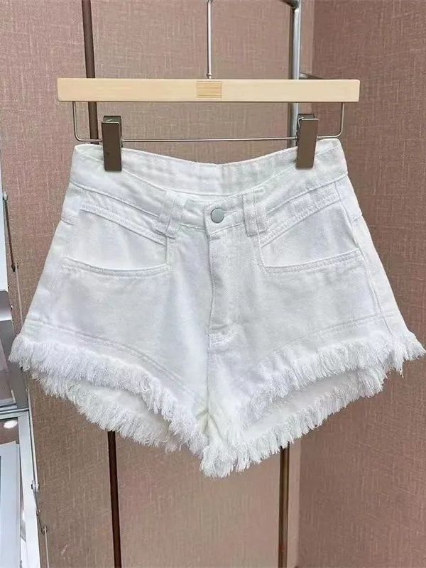 Outlet Korean Style Casual Hon - Shorts Denim Frayed recensione e prezzo