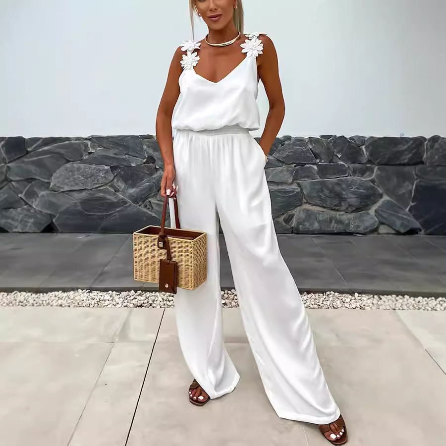 Casual Jumpsuit Strappy Sleeve - Jumpsuit Linen Relaxed recensione e prezzo