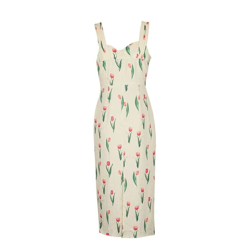 Fashionable Floral Print Crop  - Midi Skirt Floral recensione e prezzo