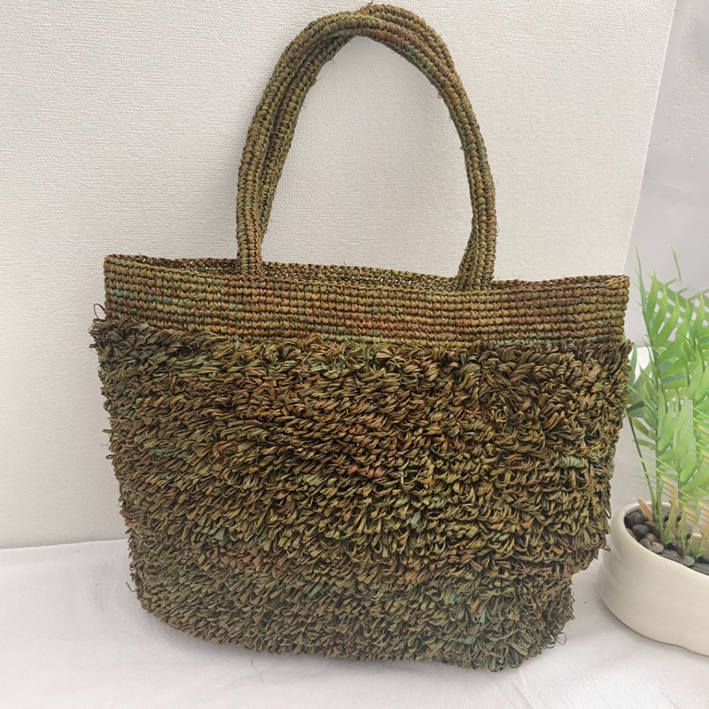 Raffia Hand-crocheted Shoulder - Crochet Bag Raffia recensione e prezzo