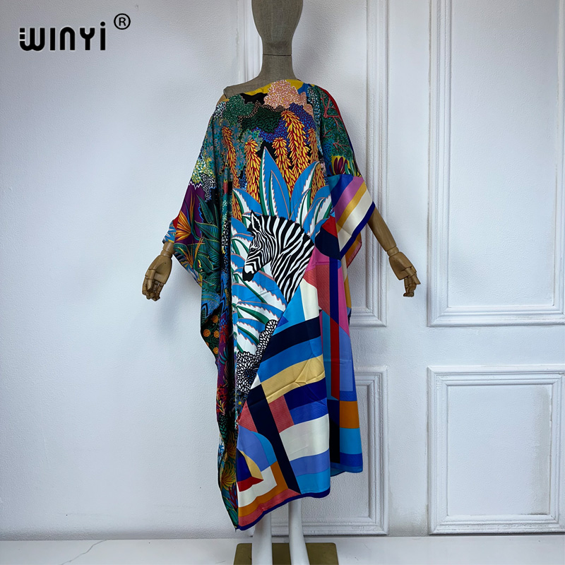 WINYI new high quality Print k - Cover Up Kaftan recensione e prezzo