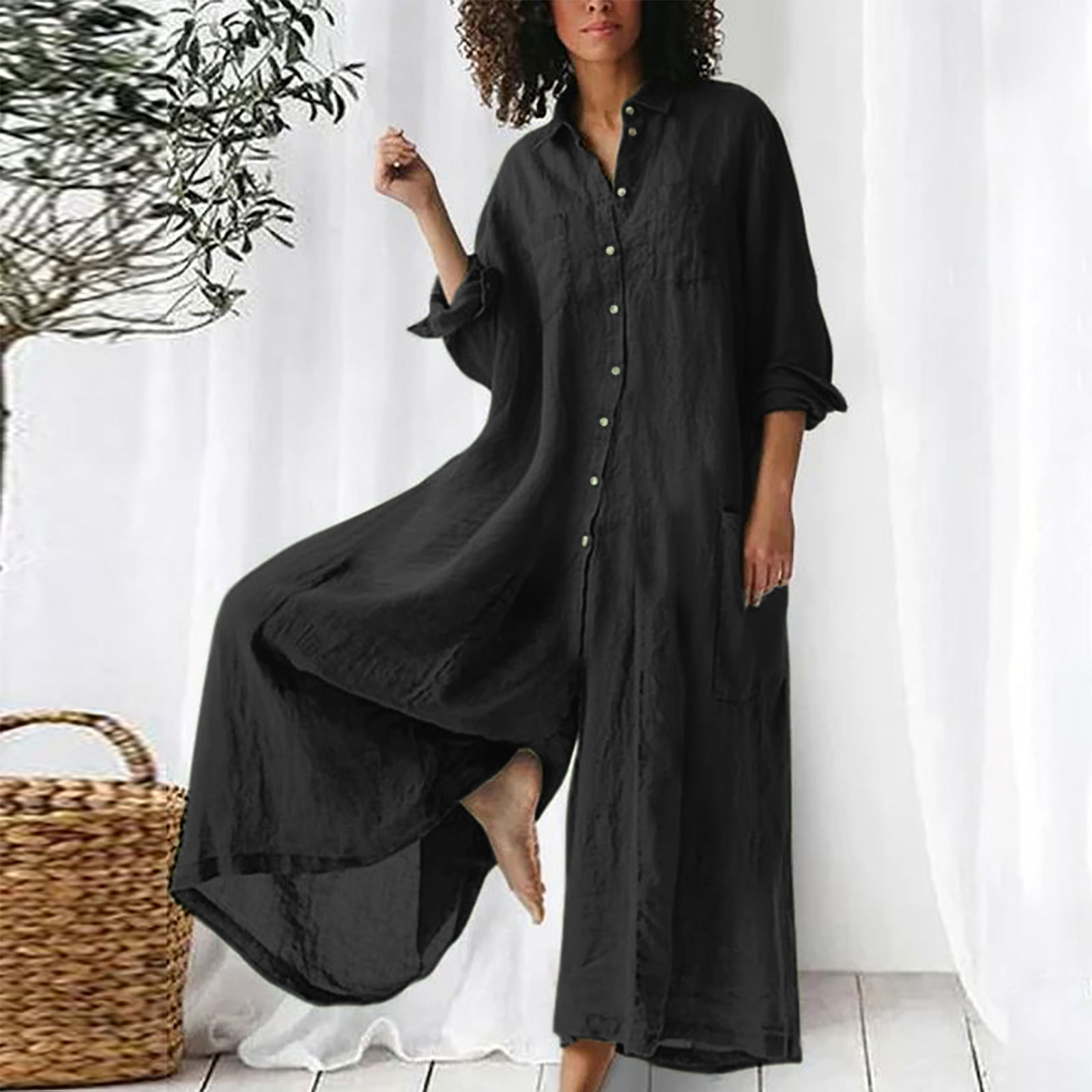 Ladies' Jumpsuit Everyday Long - Jumpsuit Linen Relaxed recensione e prezzo