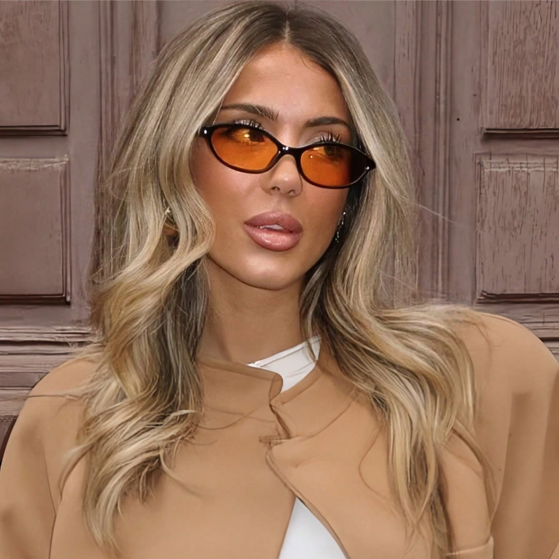 Retro Oval Frame Sunglasses Fa - Sunglasses Cat Eye recensione e prezzo