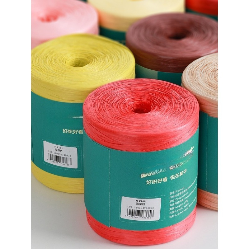 330g Raffia Yarn for Hand Knit - Crochet Bag Raffia recensione e prezzo