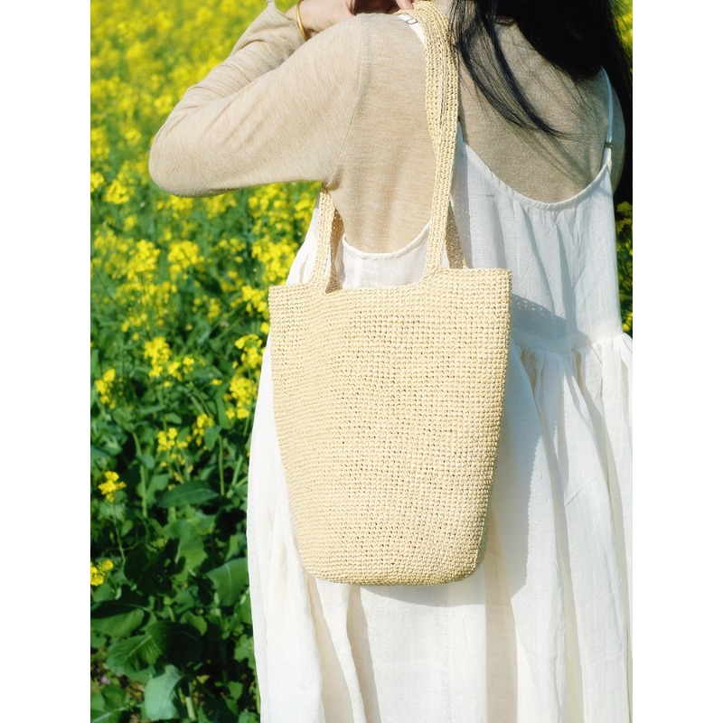 330g Raffia Yarn for Hand Knit - Crochet Bag Raffia recensione e prezzo