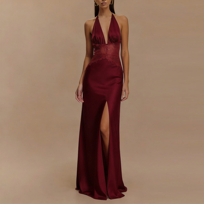 Sexy Backless Halter Maxi Dres - Maxi Dress Halter recensione e prezzo
