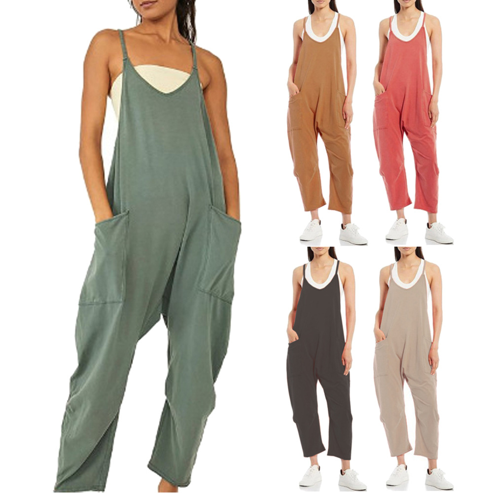 Loose Summer Jumpsuit Casual   - Jumpsuit Linen Relaxed recensione e prezzo
