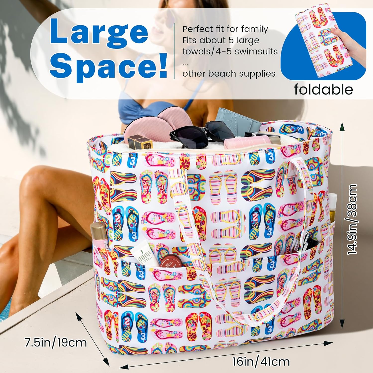 Beach Bag for Women, Hobo Pool - Tote Bag Beach recensione e prezzo