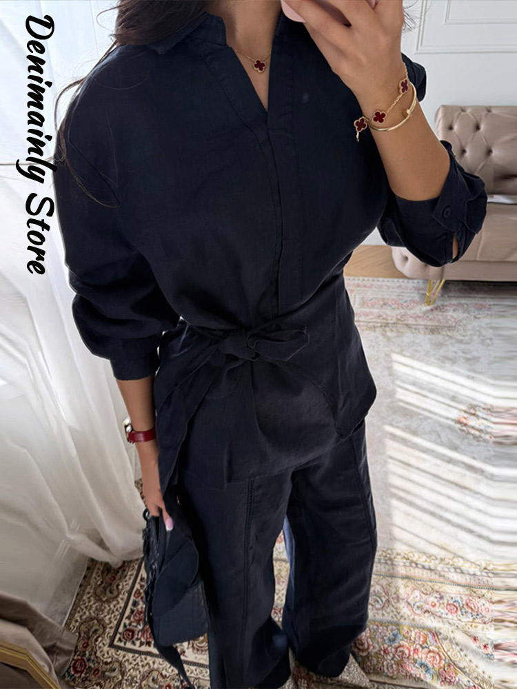 Casual Women's Linen Pants Set - Linen Pant Wide recensione e prezzo