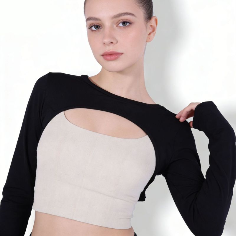Modal Ice Silk Arm Sleeves Ult - Crop Top Crochet recensione e prezzo