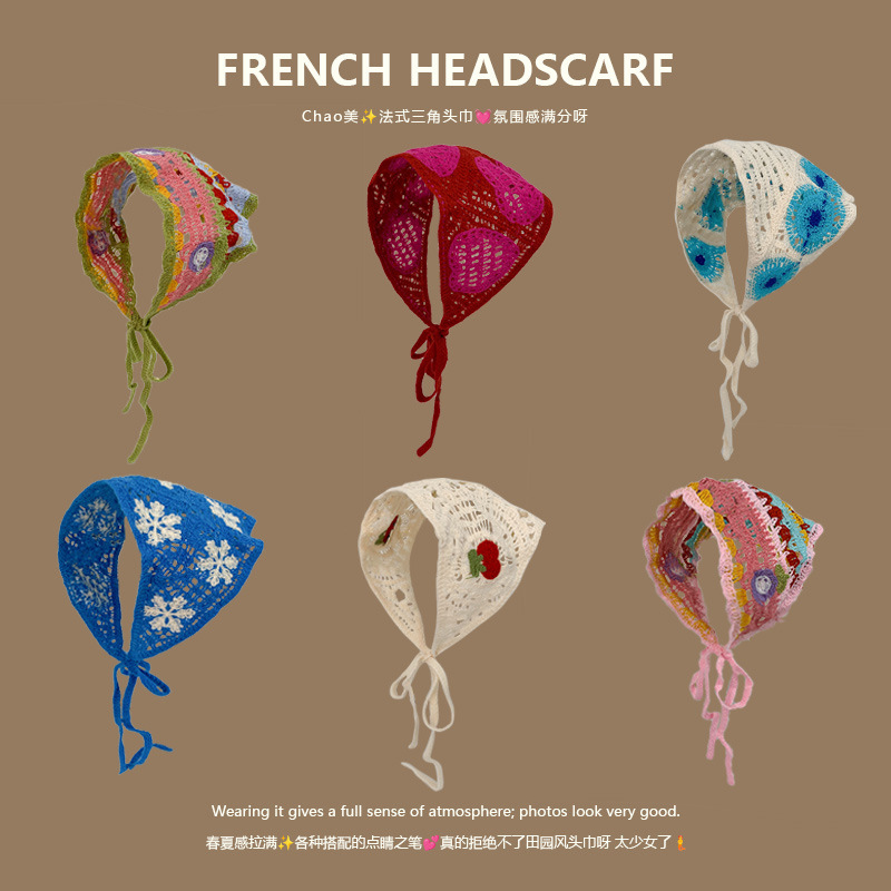 Knit Triangle Headband French  - Headband Summer Knit recensione e prezzo
