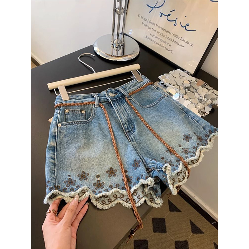 Breathable Vintage Denim Short - Shorts Denim Frayed recensione e prezzo
