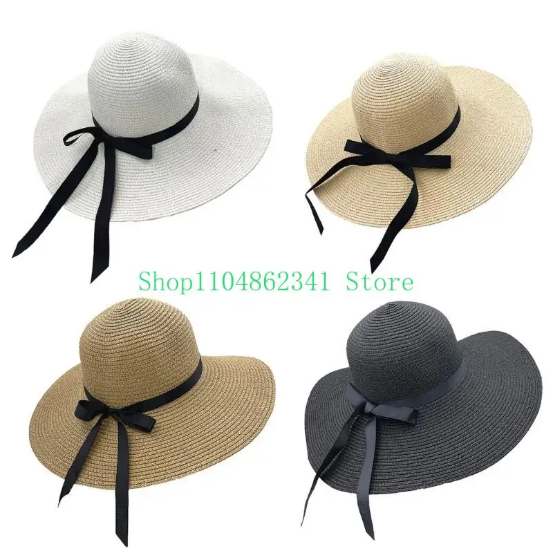 652F Elegant Floppy Straw Hat  - Hat Floppy Wide recensione e prezzo